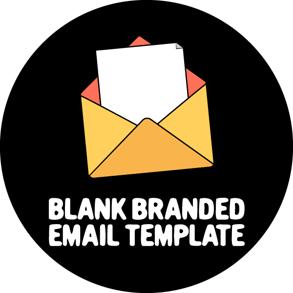 Blank Branded Email Template - House of Cart