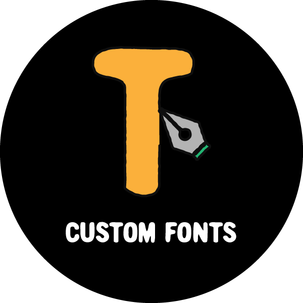 Custom Fonts - House of Cart