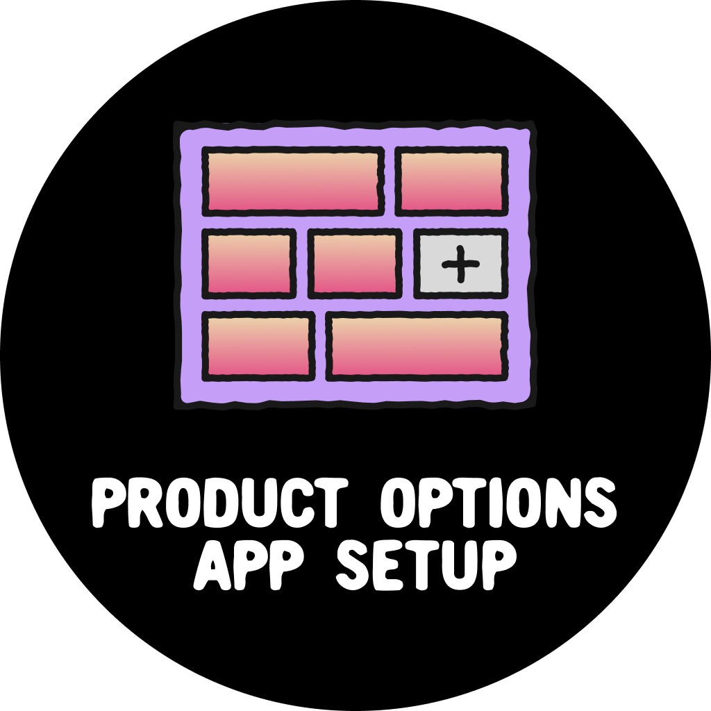 Custom Product Options App Setup