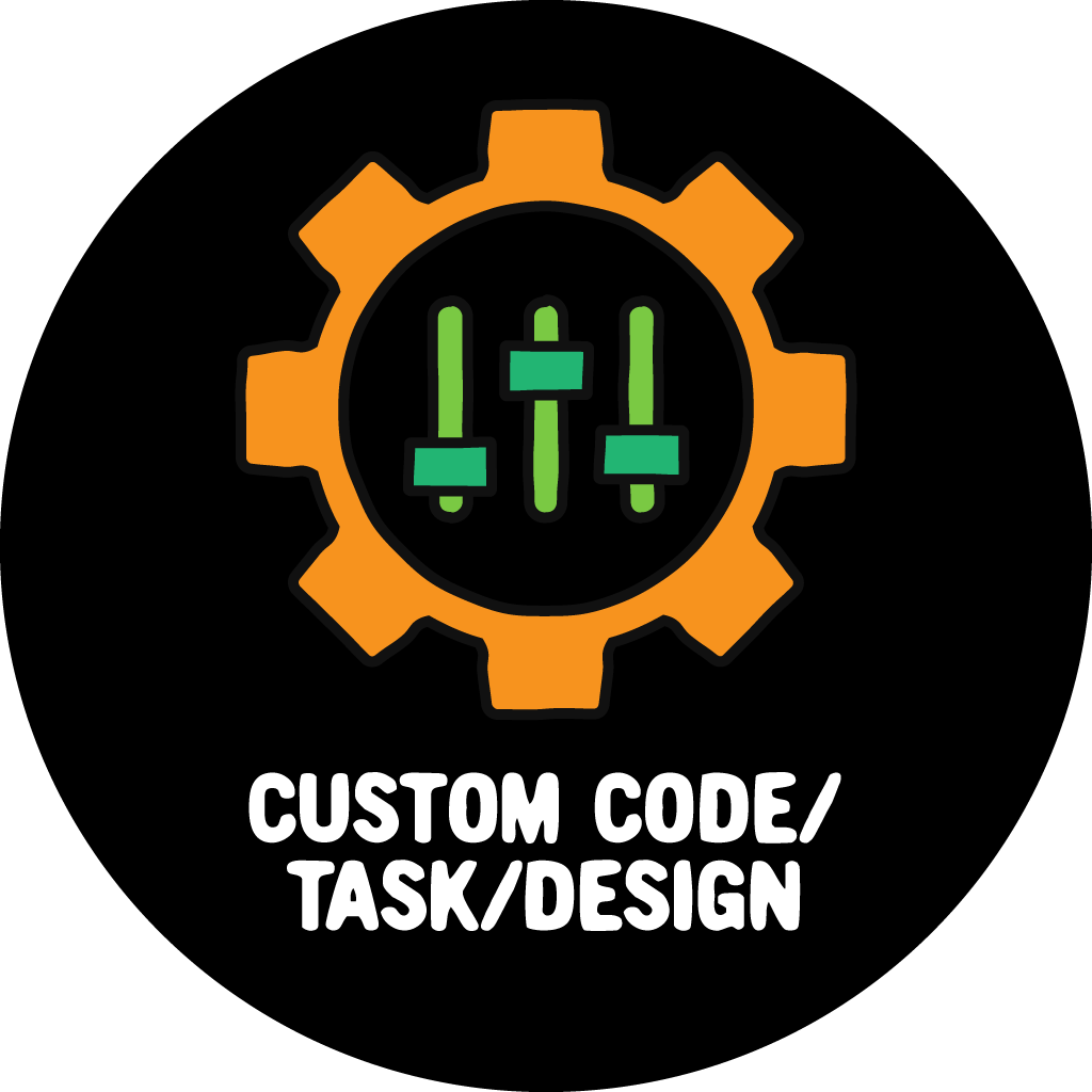 Custom Code work -  scrolling text and icon marquee