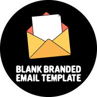 Blank Branded Email Template - House of Cart