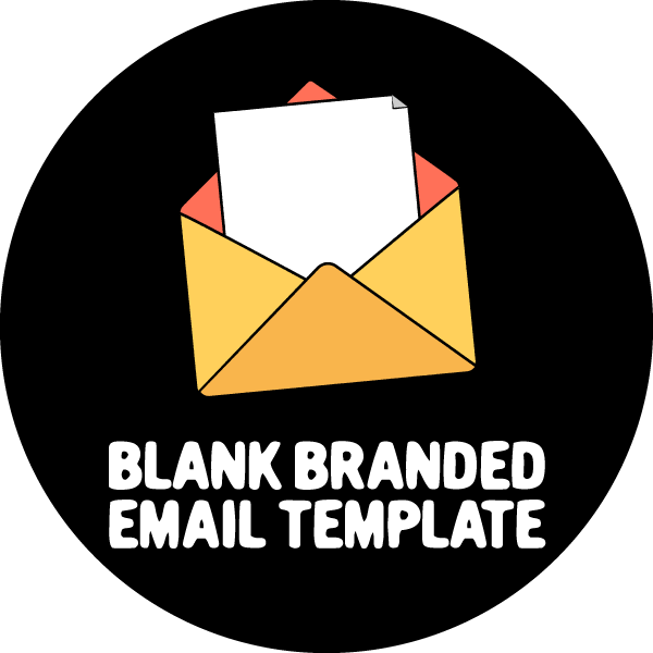 Blank Branded Email Template