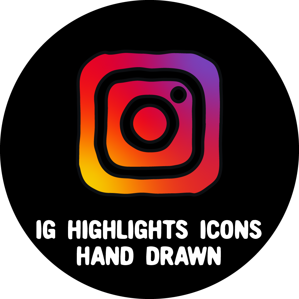 IG Highlights Icons - Hand Drawn