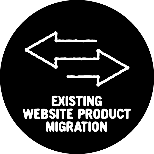 Existing Website Product Migration