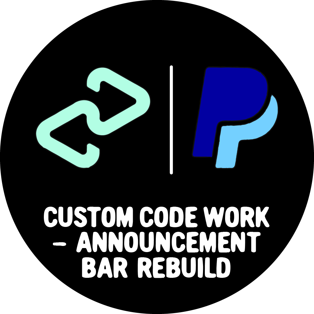 Announcement bar rebuild